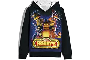 Pitevotur Five Nights Hoodies Boys Cartoon Sweatshirts Kids Jacket Coat 2-12Y