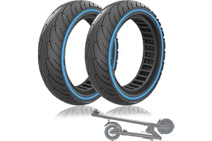 Felixstory 2 Pièce Pneu Plein Compatible avec 8,5 Pouces rottinette Electrique, 8 1/2 x 2 (50/75-6.1) Roues de Rechange, Pneu de Remplacement Solide 8,5x2 pour Xiaomi M365/ Mi Pro 2/3 Lite/Essential