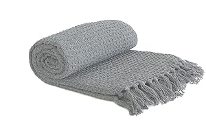 Emma Barclay Manta, Algodón, Plateado, 90x100 (228x254cm)