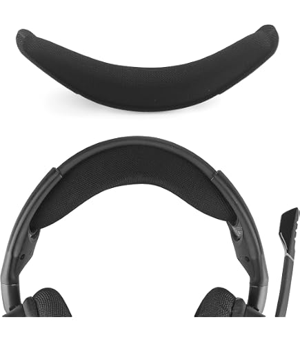 Ersatz-Ohrpolster Für Corsair Void RGB Elite Headset – Inklusive Kopfband, Schwarz, Weich & Langlebig