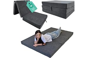Odolplusz Składany materac, podróżny, dla gości (szary, 120 x 200 x 10 cm)