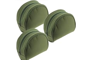 3 X Green Fishing Reel Cases For Coarse Carp Fishing Reels Tackle NGT