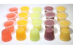 ONLINE REPTILE SHOP Jelly Pots Reptile Food - Protein Fruit Cups for Lizards, Geckos, Insects, Birds, Parrots - Bulk Packs (Fruit Mix)
