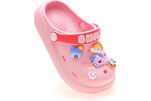 ZYLDK Fille Garçon Chaussons de Jardin Unisexes pour Enfants Pantoufles d'été antidérapantes Enfants Sabots et Mules Chaussons de Jardin douillets Maison Chaussures de Jardin