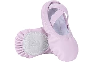 Tancefair Ballet Shoes Girls Ballet Slippers Split Sole Dance Slippers Canvas Gymnastic Yoga Shoes for Kids and Adult