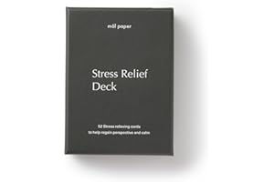 MÅL PAPER Mal Paper Stress Relief Affirmations - 52 Pack Card Deck | Great for Regaining Perspective and Calm | Inspirational Cards, Meditation &. Positive Thinking Tool | Gratitude Gifts for Men and Women