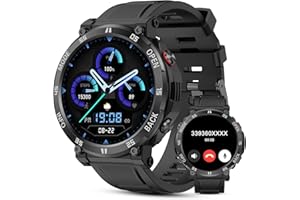 AVUMDA Reloj Inteligente Hombre 1.52", Smartwatch Hombre con Llamadas Notificación 112 Modos Deportivos Podómetro Frecuencia Cardíaca SpO2 Presión Arterial Sueño, Pulsera Actividad para Android iOS