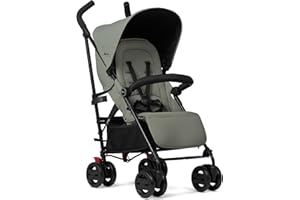 Silver Cross - Pop 2 Pushchair - Foldable Travel Stroller - Buggy - Adjustable/Lie Flat Seat - Newborn to 4 Years - Sage