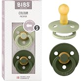 Bibs Colour İkili Kau&ccedil;uk Emzik- Sage / Hunter Green 6+ Ay