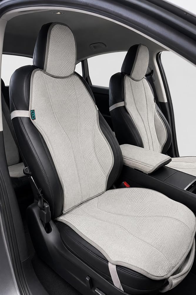 Bod Tesla Model Y Juniper Tay Tüyü Cepli Koltuk Koruyucu Kılıf Latmos Serisi 2025-Sonrası