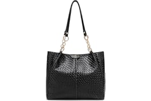 unisoul Handtasche Damen Groß Shopper Tasche Damen Henkeltasche PU Leder Schultertasche Für Arbeit Büro Reisen Einkaufen Schule