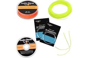 ANGLER DREAM AnglerDream WF Fly Fishing Line Kit 1 2 3 4 5 6 7 8 9WT Fly Fishing Line Leader Braided Backing Fish Line