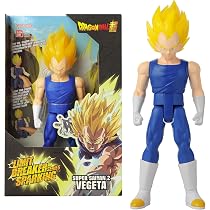 Bandai Dragon Ball Super – Limit Breaker – Figurine géante d'action 30 cm – Super Saiyan Vegeta Blue – 36732