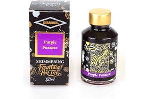 Diamine Shimmer Shimmertastic Ink,Purple Pazzazz,Tinte,Schreibtinte im Tintenglas,50 ml