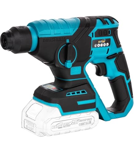 Trapano A Percussione Senza Filo KATSU FIT-BAT 21V Brushless - 10mm Mandrino, 2 Velocità, Senza Batteria - Foto 10