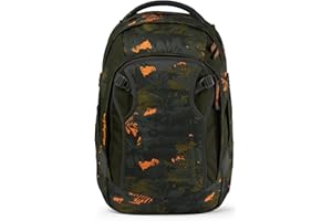 Satch Match Ergonomischer Rucksack, erweiterbar auf 35 Liter, extra vorne