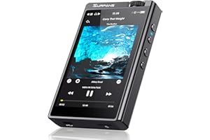 Surfans Odtwarzacz HiFi MP3 z Bluetooth: F35 DSD Hires Music Player 128 GB, obsługa do 512 GB