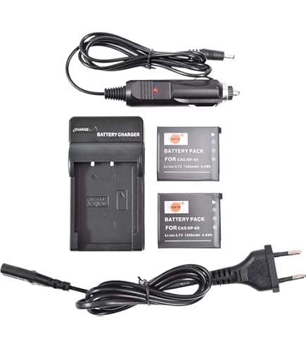 Caricatore USB Per Batterie Casio NP-130 - Compatibile Con Exilim EX-ZR100, EX-ZR1000 E Altri Modelli - Foto 5