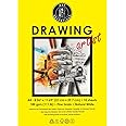 Art Essentials Drawing Artist A4 Natural White Fine Grain 180 GSM, 10 Sheets Pack, Acid Free Paper for Sketching, Painting, Drawing with Pencil, Charcoal, Graphite, Chalk, Oil Pastel & Wax Crayon