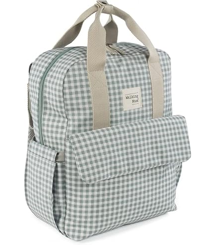 Walking Mum. I Love Vichy Backpack Diaper Bag for Stroller