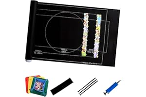 OMZGXGOD Tapis de Puzzle en Feutre Puzzle Roll Rollable pour 1500 Pièces avec Poche de Rangement Tapis de Jeu (118 cm x 66 cm)