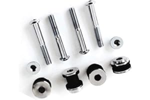 EAGLE SKULL Chrome Docking Hardware Kit for Harley Davidson Sportster IRON LOW FORTY EIGHT SUPERLOW Sideplates Detachables Sissy Bar Quick Release Backrest Detachable Solo Rack XL 1200 883 2004-2020 ref 53529-04