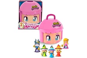 PINYPON MAGIC DREAMS, Contenitore Pinypon con 5 personaggi esclusivi e accessori. Con scompartimenti per riporre tutti gli accessori, Famosa (PNY88000)