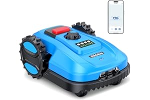 Osoeri Tondeuse Robot pour Jardins Jusqu'à 800 m², Moteur sans Balais 50W, 20V 4,0 Ah Robot Tondeuse avec APP, Largeur et Hauteur de Coupe 18cm /20-60mm, Retour Automatique à la Charge