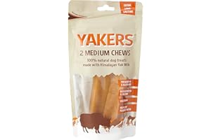 Yakers Dog Chew Medium, 130 g (Pack of 2)