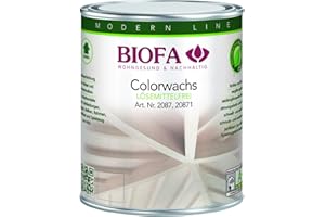 Biofa | Colorwachs lösemittelfrei | farbig - weiß Größe 1,00 L