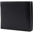 Bugatti City Line Portafoglio Con Protezione RFID – Pelle Nera, 8 Scomparti Carte, Moneta, Con Flap