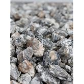 SOSC Natural Dekoratif &Ccedil;akıl Taşı, Gnays Dolomit, Gri Sarı Damarlı, 1-2 cm, 3 kg