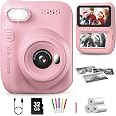Arvok Custodia Per Fotocamera Bambini – Universal Case Rigida In EVA Per Mini Fotocamere Digitali, Viola - 3