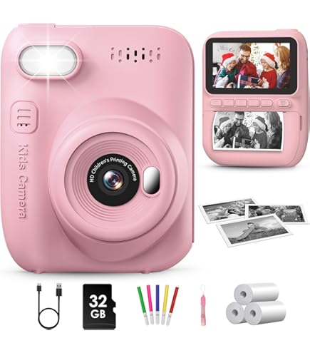 16 Rotoli Carta Termica Per Macchina Fotografica Bambini - 57x25 Mm, Bianca E Colorata - Compatibile Con VTech Kidizoom - Foto 6