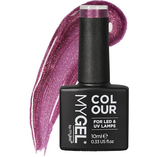 Mylee Gel-Nagellack 'Cappuccino' 10 Ml – Mit Feinem Glitter, UV/LED Aushärtbar, Vegan, Bis Zu 3 Wochen Haltbar