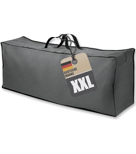 2 Stück Wasserdichte Aufbewahrungstaschen Für Outdoor-Kissen – Riesig 172x76x51 Cm, Mit Reißverschluss – Perfekt Für Terrasse & Drinnen