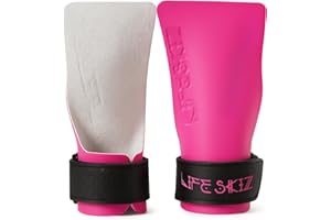 LIFE SKIZ Calleras para Crossfit Hombre y Mujer.Cross Training, Guantes calistenia, dominadas, Protección Manos, Agarre Antideslizante.