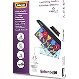 Fellowes 5306114 Pochettes de plastification 80 microns - Format A4 - Pack de 100 pochettes - Technologie ImageLast