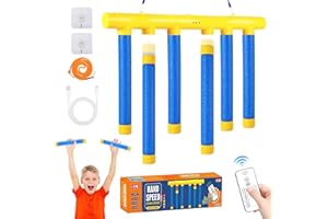 DAMIGHT Fallende Stöcke Spiel, Reaktionstraining Spielzeug mit 3 Einstellbarer Geschwindigkeit, Reaktionsspiele Kinder, Drop Stick Catching Game, Hand-Augen-Koordination, Game Stick für Kinder und Erwachsene