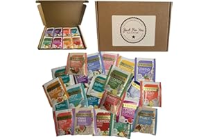 GENERIC Twings Afternoon Tea Gift Set Selection - 20 Flavours Fruit Herbal Mixed Collection - Soulful Blends, Superblends Assorted Variety Pack Individually Wrapped Envelope Birthday Letterbox