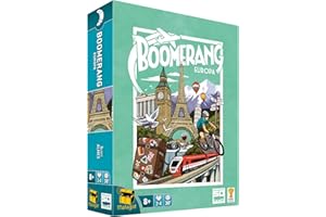 SD GAMES - Boomerang Europa: Juego de Cartas Draft de Viajes y Países - Papel 13X18X4cm