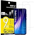 NEW'C Set di 2 pellicole proteggi schermo in vetro temperato per Xiaomi Redmi Note 8, Note 8 2021, Mi 9 Lite, anti graffio, s