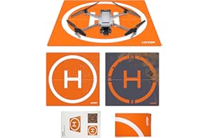 LKTOP Drone Landing Pad Weighted Foldable for DJI/Specta Drone, Double-Sided Waterproof Helipad Landing Mat, Compatibility: DJI/Specta Mavic/Air/Mini/Avata/FPV Series Accessories (20 inch/50 cm)