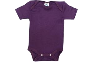 Cosilana, Body dziecięce z krótkim rękawem, 70% wełna (kbT), 30% jedwab