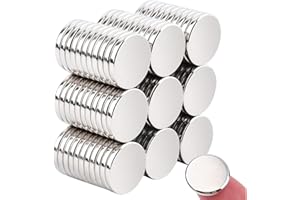 WATELL 40 Pcs Magnets, 15x3mm Magnets For Whiteboard Magnets, Strong Magnet For Office and Home, Fridge Magnets, small magnets Perfect for tools magnet fishing, Magnets strong