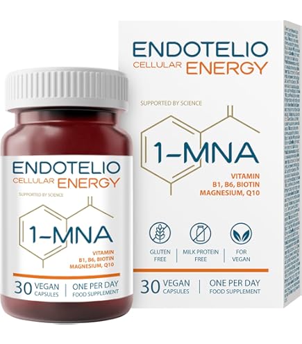 Endotelio Cellular 1 MNA, Optimizing NAD+, Anti Aging With Coq10 Magnesium And B Complex Biohacking Supplement Boost For Energy Metabolism Repair Scientifically Formulated 30 Caps 1090699584