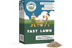 RURAL SUPPLIES SEED FEED & MORE Rural Supplies Premium Grass Seed Mix 1kg - Hardy, Fast-Growing, Covers up to 50m2, Pet Safe, Perfect for UK Climate - Thick, Hard-Wearing, Easy-to-Grow, Low Maintenance Lawn