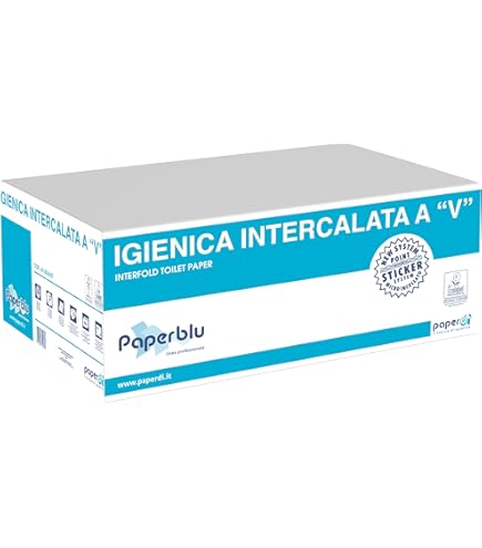 Asciugamani Di Carta Piegati A V - 3150 Pezzi 21x25 Cm, 2 Veli, Per Dispenser - Foto 6