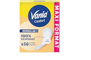 NETT VANIA Confort protège-lingeries normal sans parfum (boîte de 56 pièces)