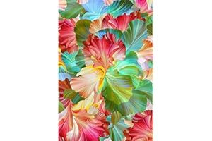 shixpiov Diamond Painting - Kit di pittura con fiori colorati 5D, per pittura a croce, per soggiorno, camera da letto, ufficio, parete e ingresso, 30 x 40 cm